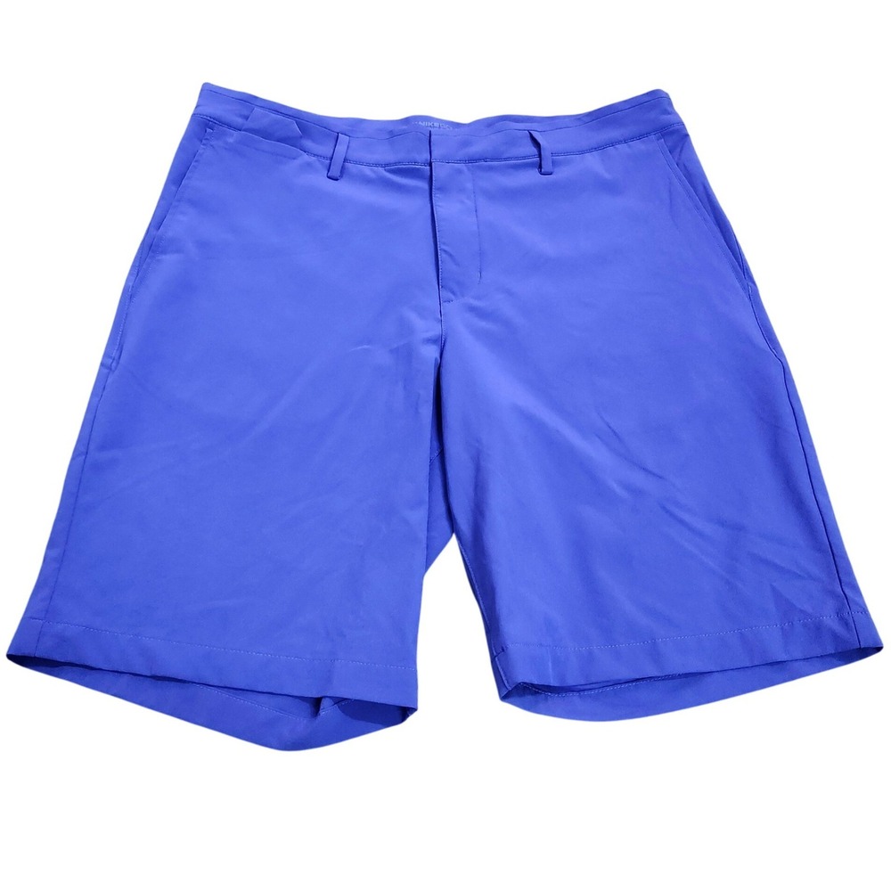 Nike Golf Mens Dri-FIT Standard Fit Shorts Royal Blue Size 34 Athletic 11843